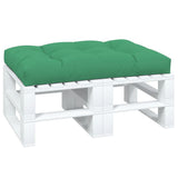 Coussin de palette vidaxl 120x80x12 cm en vert
