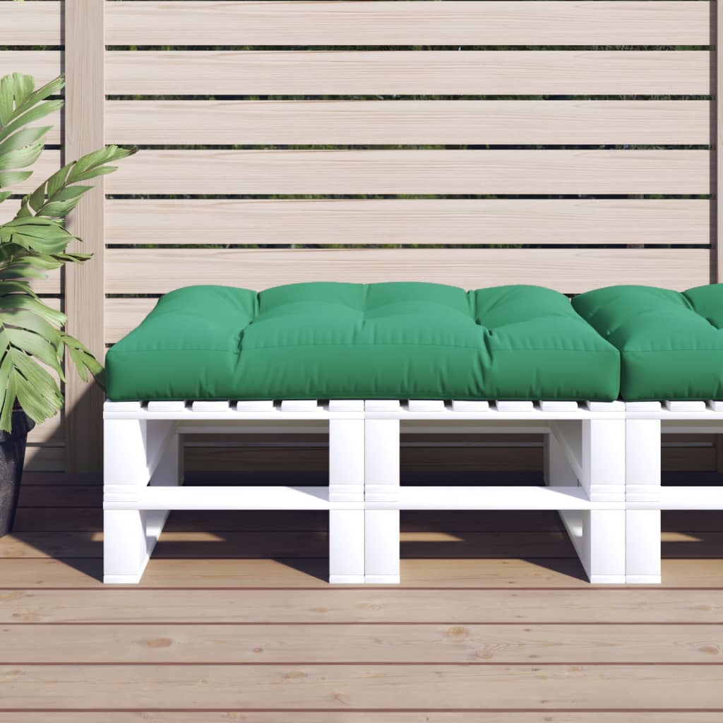 Coussin de palette vidaxl 120x80x12 cm en vert
