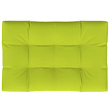 Coussin de palette vidaxl 120x80x12 cm en tissu vert transparent