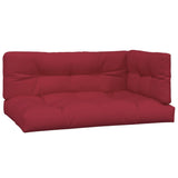 Vidaxl Cushions 3 st de tela rojo