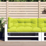 Coussins de palette vidaxl 3 st tissu vert clair