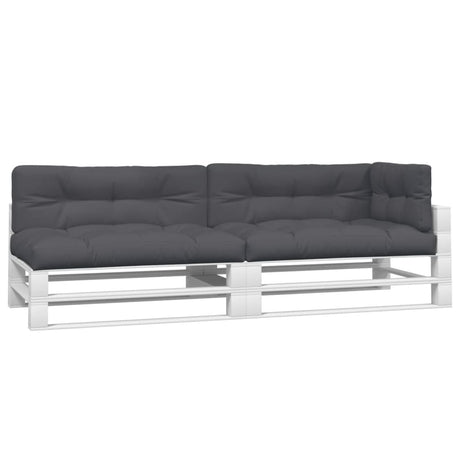Coussins de palette vidaxl 5 strivus en tissu -colore