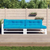 Coussins de palette vidaxl 5 st tissu bleu