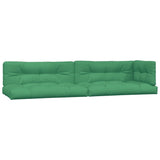 Coussins de palette vidaxl 5 st tissu vert