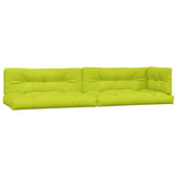 Coussins de palette vidaxl 5 st tissu vert clair