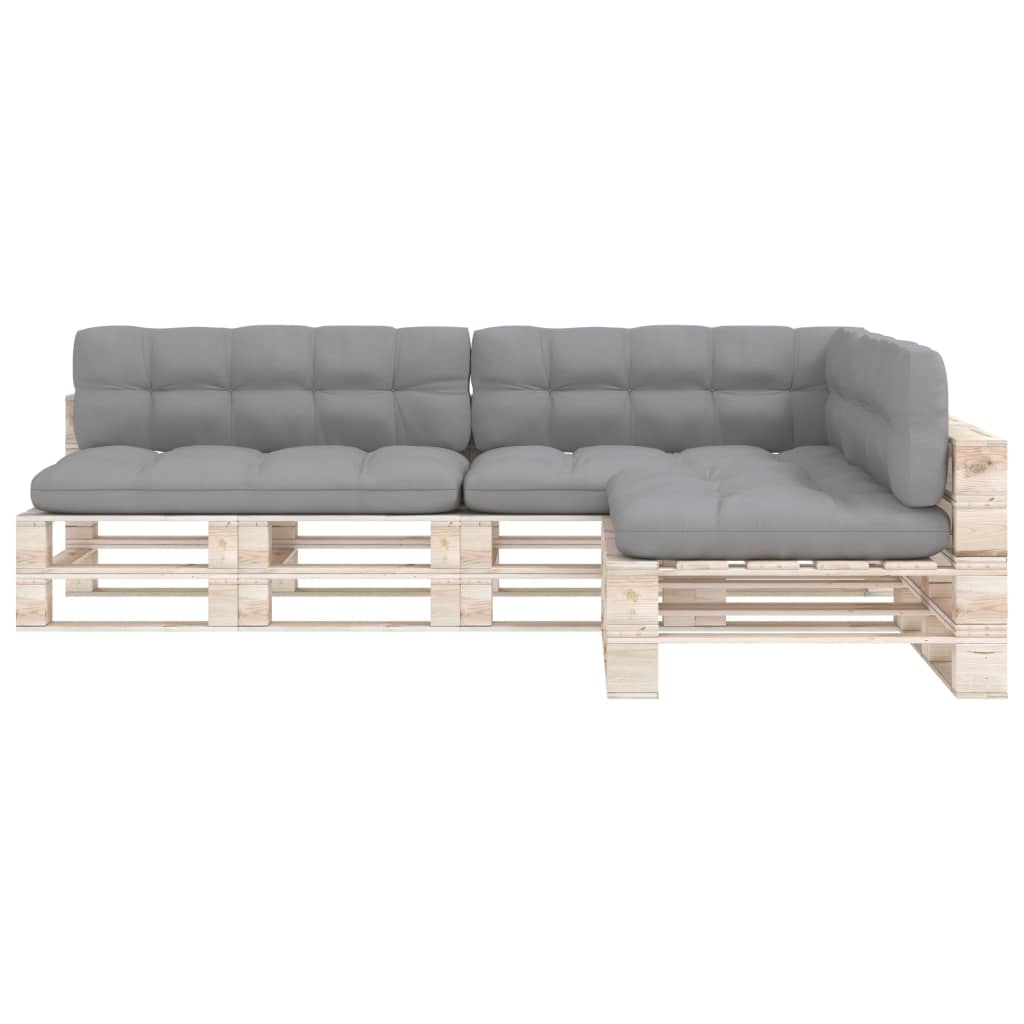 Vidaxl Bank Cushions Pallet 7 St Gray