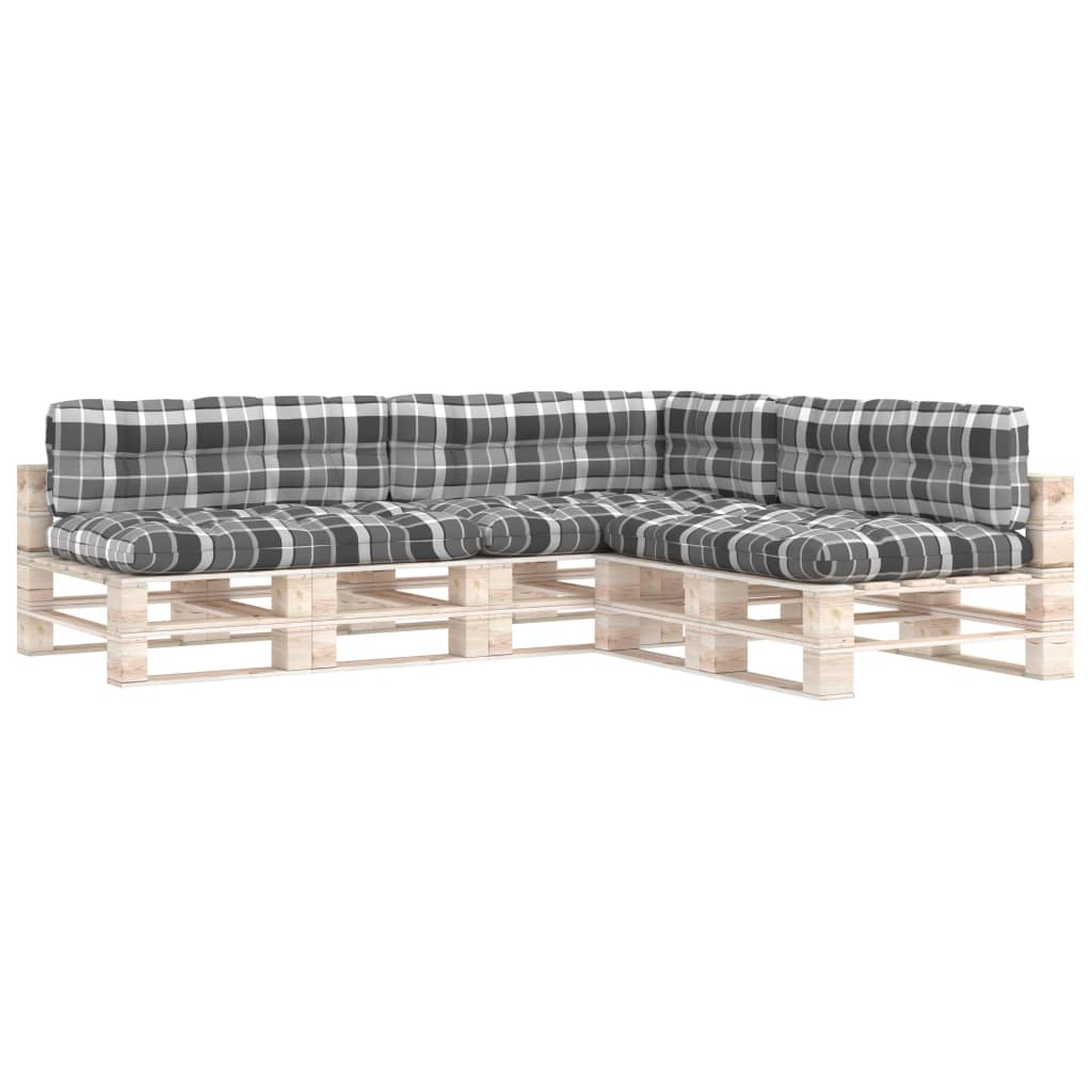 Vidaxl Bank Cushions Pallet 7 St e Grey