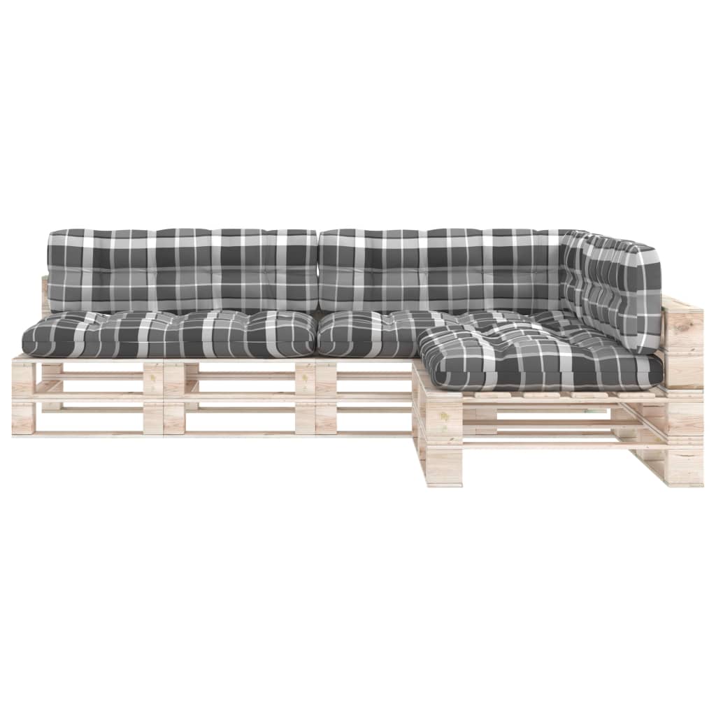 Vidaxl Bank Cushions Pallet 7 St e Grey