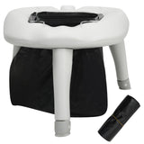 Vidaxl Camping Toilet avec sacs 200 kg