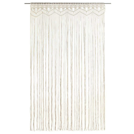 Vidaxl rideau macramé 140x240 cm Coton