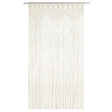 Vidaxl rideau macramé 140x240 cm Coton