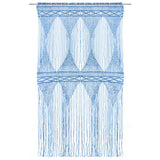 Vidaxl rideau macramé 140x240 cm Coton bleu