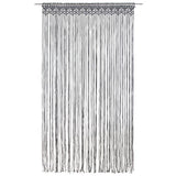 Vidaxl rideau macramé 140x240 cm anthracite de coton