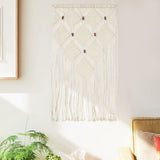 Vidaxx cintre mural macramé 40x80 cm coton
