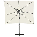 Vidaxl Parasol flottant avec un double toit 250x250 cm -colore