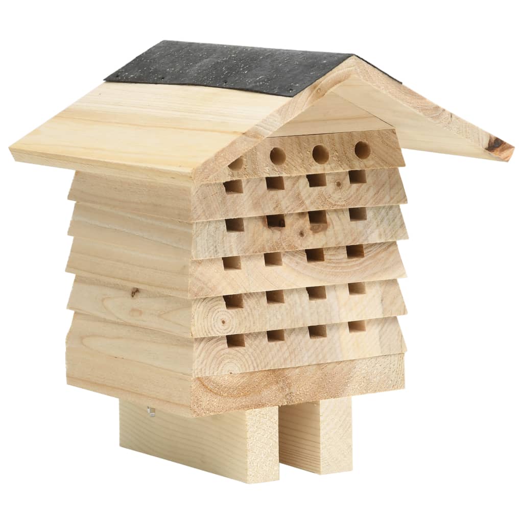 Vidaxl beehotel 22x20x20 cm Vurenhout