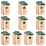 Vidaxl Bird Houses 10 PCS 12x12x22 cm