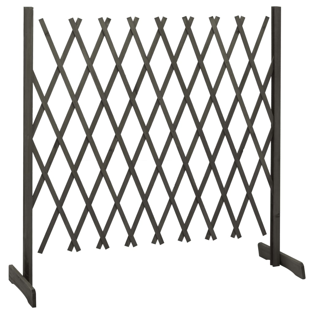 Vidaxl Garden Slat Work 180x100 cm Pine solide Gris