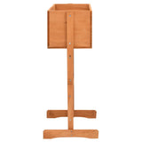 Vidaxl latwerkplantenbak 45x30x74 cm en pin solide orange