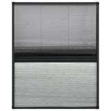 Vidaxl raamhor plissé avec détournement d'aluminium 60x80 cm