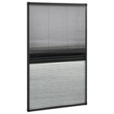Vidaxl raamhor plissé met verduistering 80x160 cm aluminium