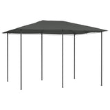 Vidaxl arbor 160 g m² Wéi 3x4x2.6 m Anthhracite -Colored