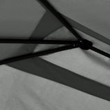Vidaxl Arbor 160 g m² 3x4x2,6 m anthracite -colored