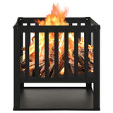 VidaXL fireplace 40x40x40 cm steel