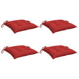 Vidaxl stoelkussens 4 st 50x50x7 cm oxford stof rood