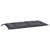 Vidaxl Garden Banch Cushion 100x50x7 cm tessuto oxford antracite -lorato