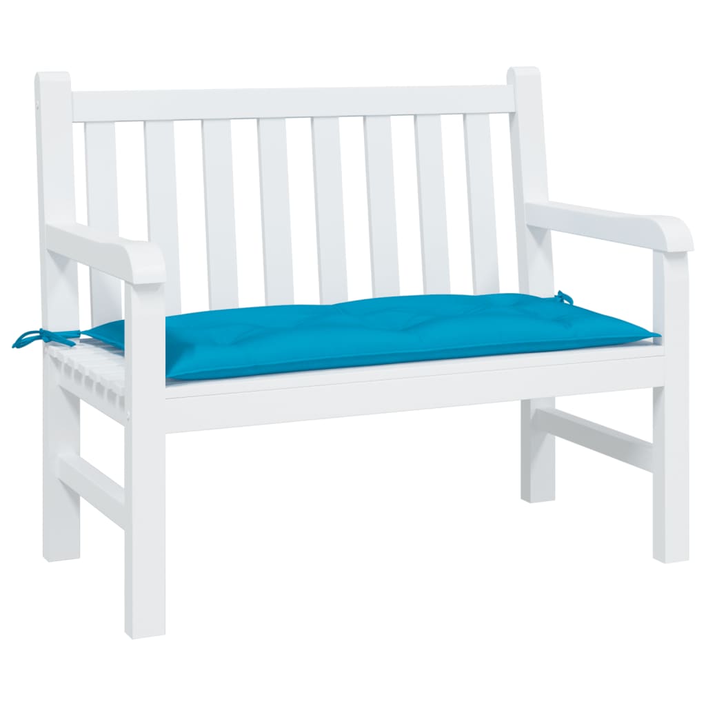 Vidaxl jardin banc coussin 100x50x7 cm tissu oxford bleu clair