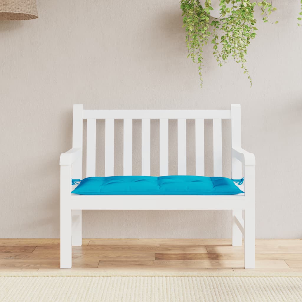 Vidaxl jardin banc coussin 100x50x7 cm tissu oxford bleu clair