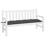 Vidaxl Garden Banc Cushion 150x50x7 cm Oxford Fabric Anthracite -Colored