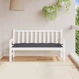 Vidaxl Garden Bench Cushion 150x50x7 cm Oxford Stoff Anthracite -farget