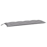Vidaxl jardin banc coussin 150x50x7 cm oxford tissu gris