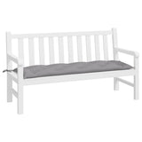 Vidaxl jardin banc coussin 150x50x7 cm oxford tissu gris