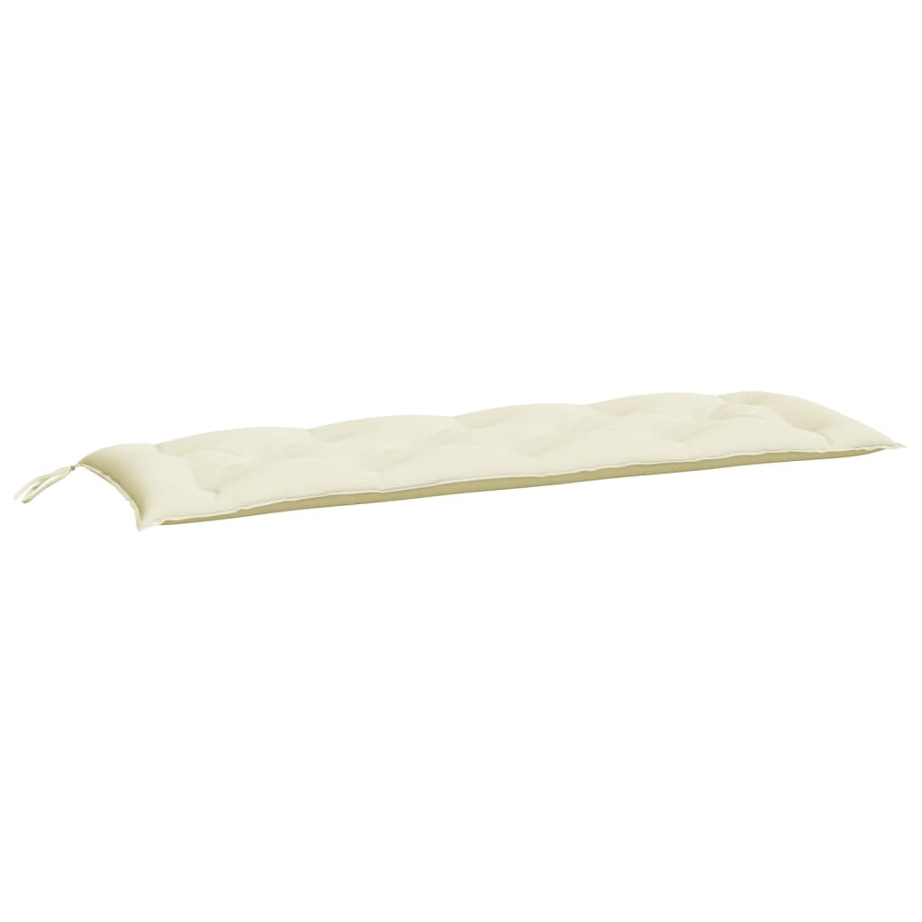 Vidaxl Garden Banc Cushion 150x50x7 cm Oxford Fabric Crèmewit