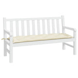Vidaxl Garden Banc Cushion 150x50x7 cm Oxford Fabric Crèmewit