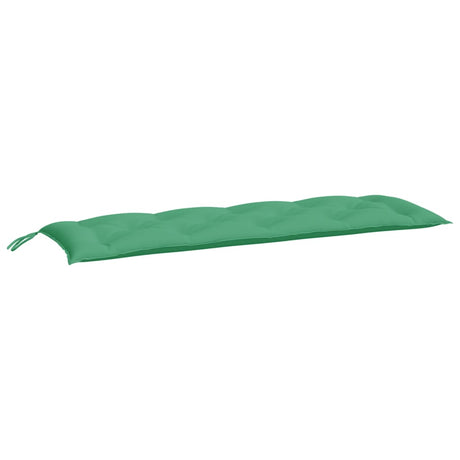 Vidaxl jardin banc coussin 150x50x7 cm oxford tissu vert