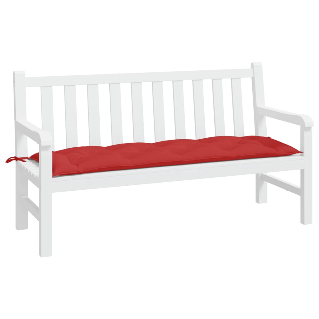 Vidaxl Garden bench cushion 150x50x7 cm Oxford fabric red