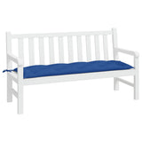 Vidaxl jardin banc coussin 150x50x7 cm oxford tissu bleu