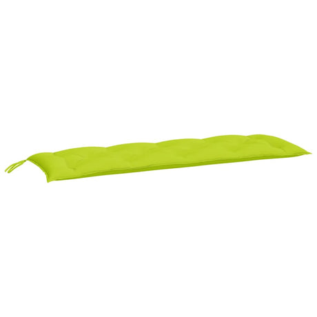 Vidaxl jardin banc coussin 150x50x7 cm tissu oxford vert clair