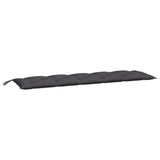 Vidaxl Garden Banc Cushion 180x50x7 cm Oxford Fabric Anthracite -Colored