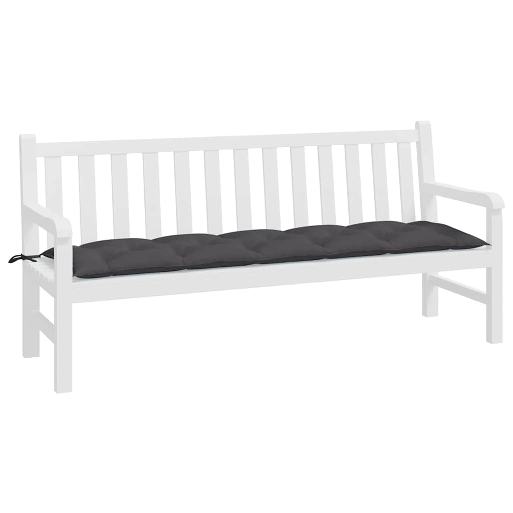 Vidaxl Garden Banc Cushion 180x50x7 cm Oxford Fabric Anthracite -Colored