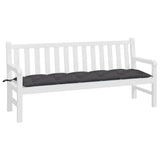 Vidaxl Garden Banc Cushion 180x50x7 cm Oxford Fabric Anthracite -Colored