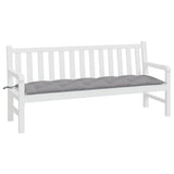 Vidaxl jardin banc coussin 180x50x7 cm oxford tissu gris