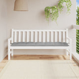 Vidaxl jardin banc coussin 180x50x7 cm oxford tissu gris