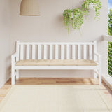 Vidaxl Garden Bench Pushion 180x50x7 cm Oxford Stof beige