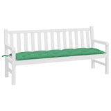 Vidaxl jardin banc coussin 180x50x7 cm oxford tissu vert