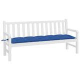 Vidaxl jardin banc coussin 180x50x7 cm oxford tissu bleu